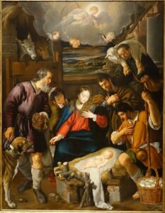 목자들의 경배(Adoration of the Shepherds)(1615-1620) , 후안 바우티스타 마이노(Juan Bautista Maíno) — 성탄 미술 작품, 예수를 바라보다